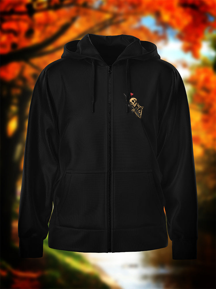 "Good & Bad Days" Premium Zip Hoodie