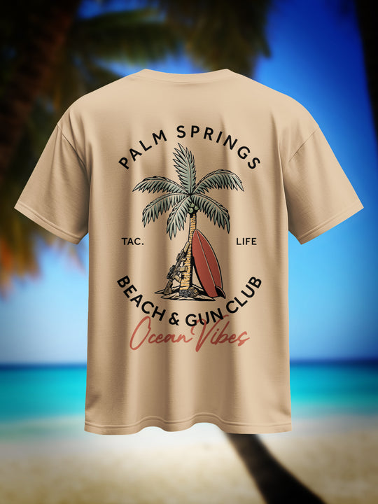 "Palm Springs" Heavy Oversize Shirt