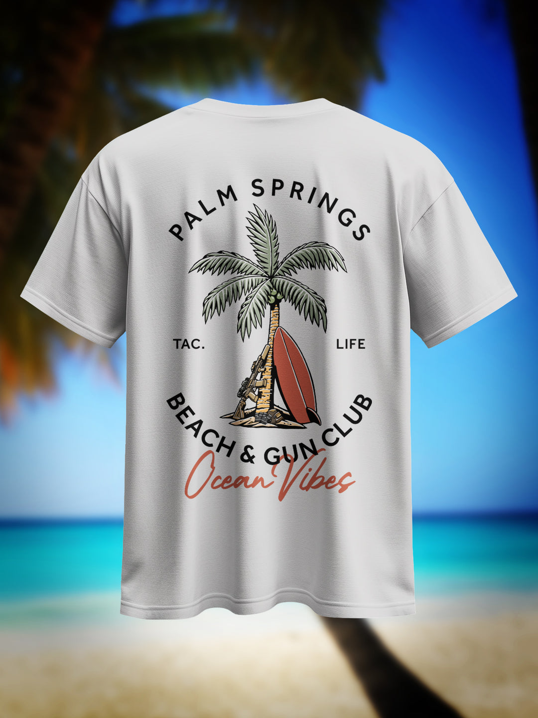 "Palm Springs" Heavy Oversize Shirt