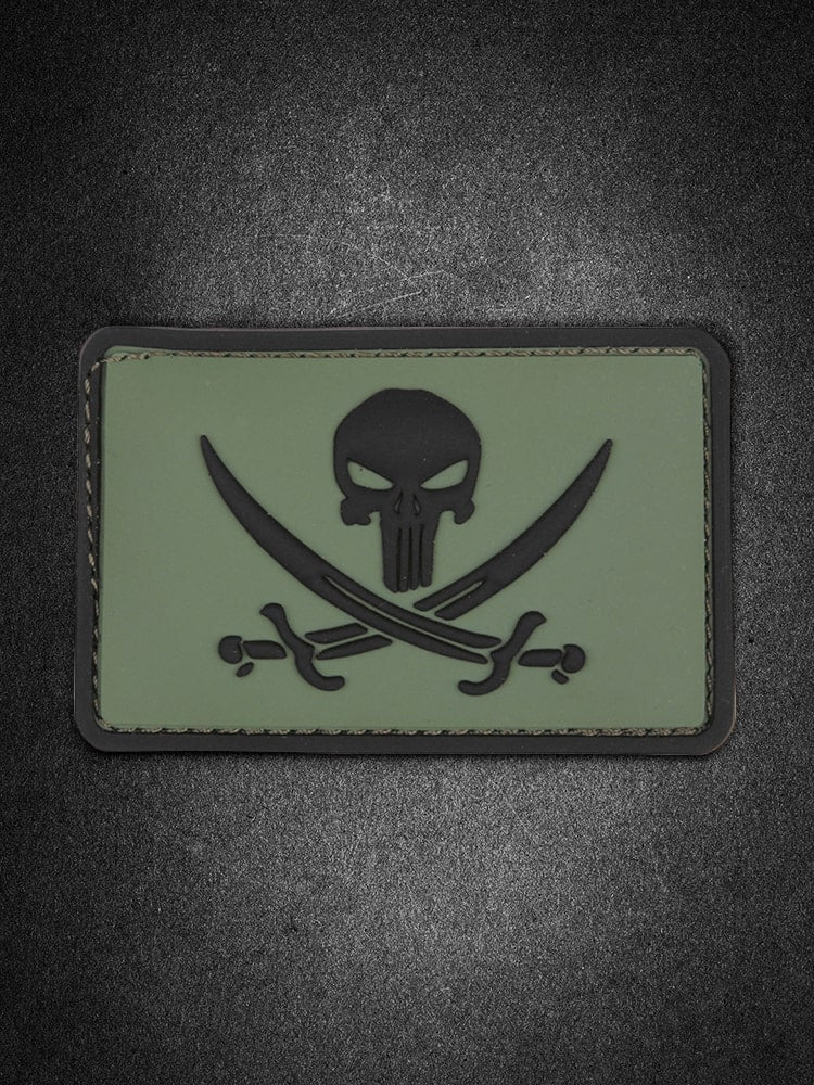 "Punisher Pirate" PVC Patch