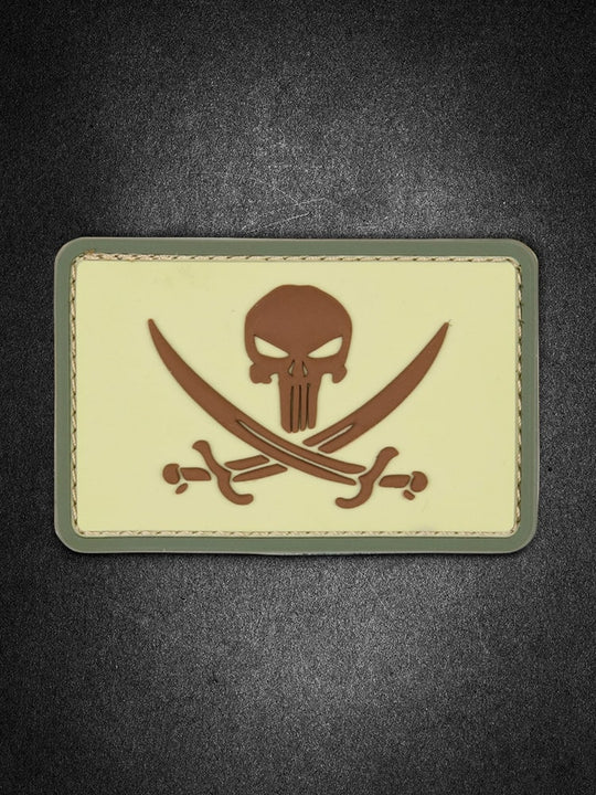 "Punisher Pirate" PVC Patch