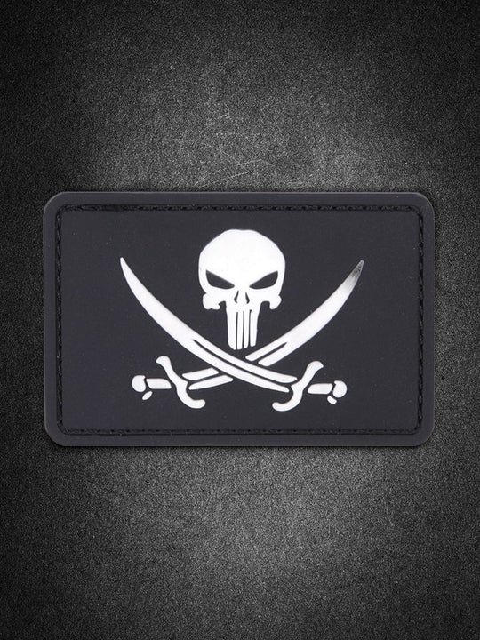 "Punisher Pirate" PVC Patch
