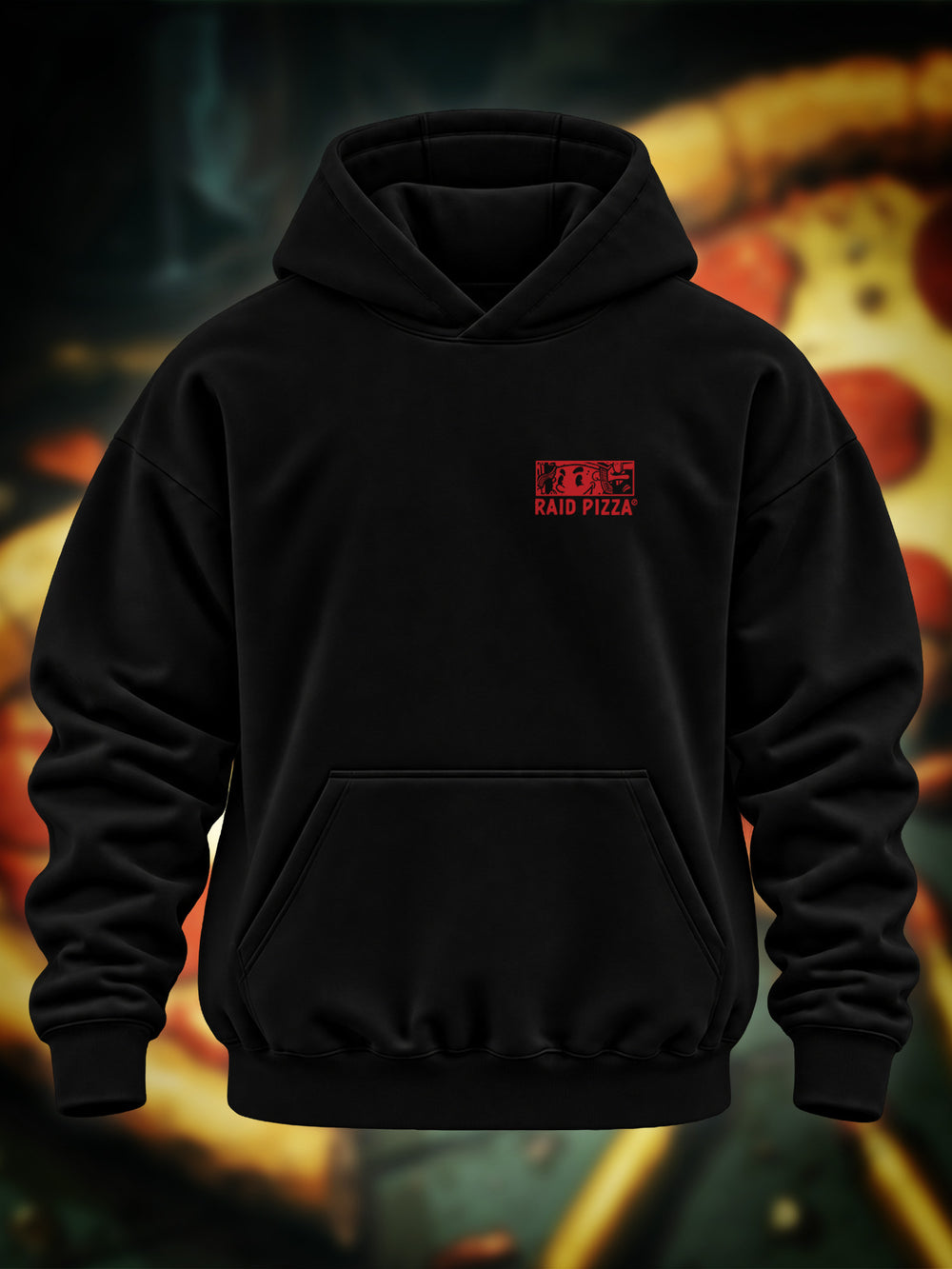 "Raid Pizza" Oversize Hoodie
