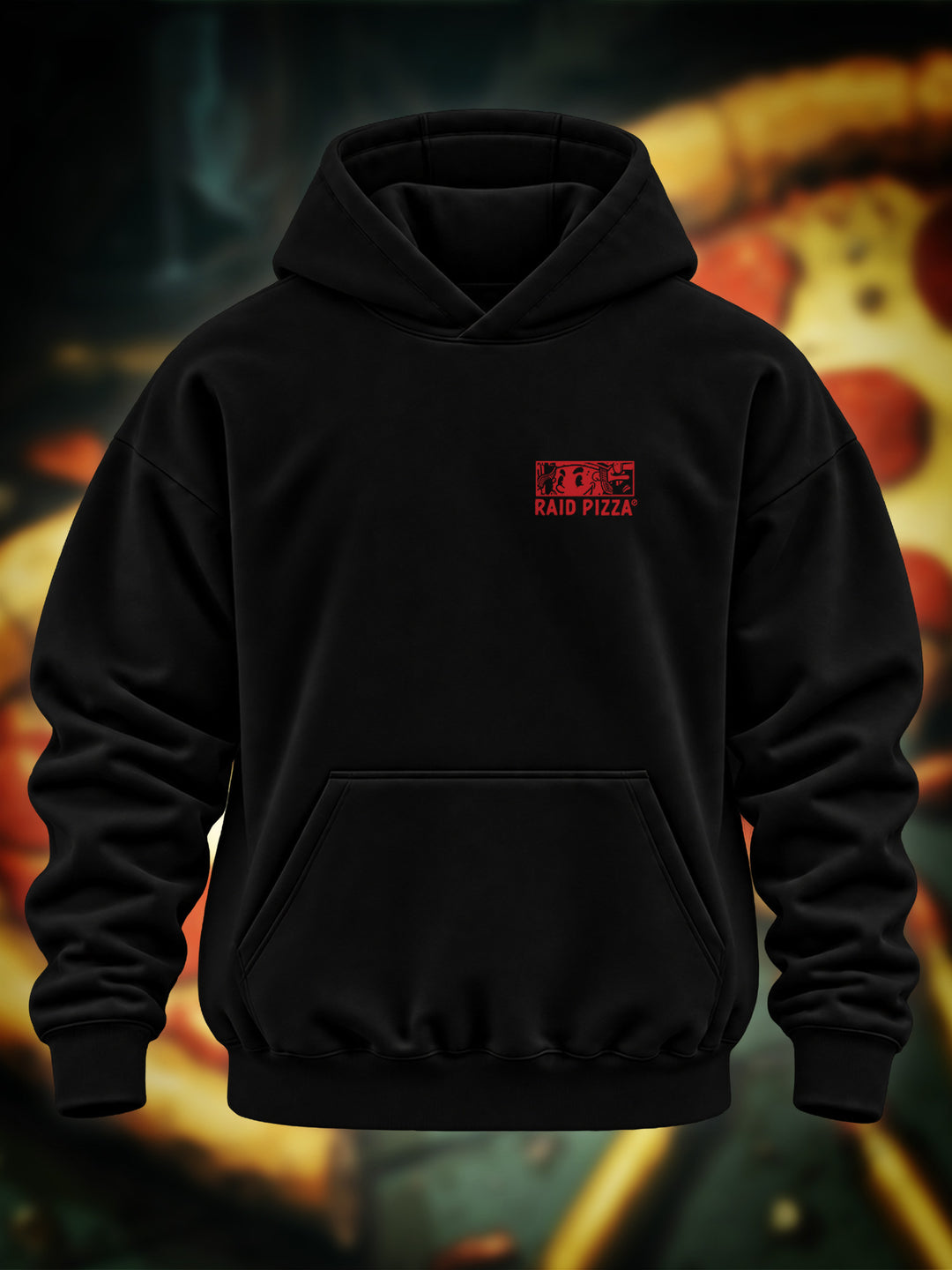 "Raid Pizza" Oversize Hoodie