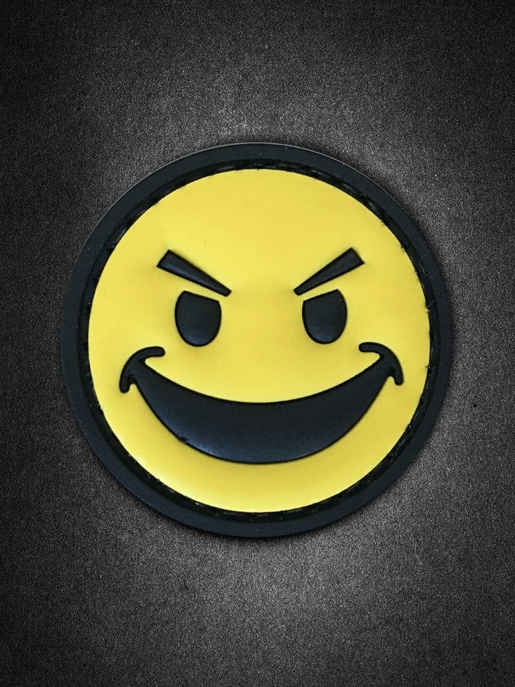 "Smiley" PVC Patch