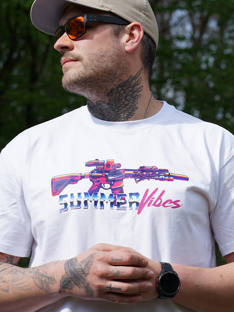 "Summer Vibes Retro" Heavy Oversize Shirt