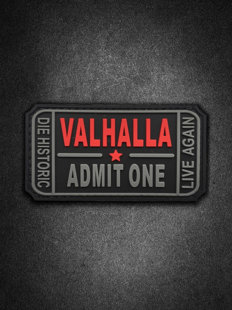 "Valhalla Ticket" PVC Patch