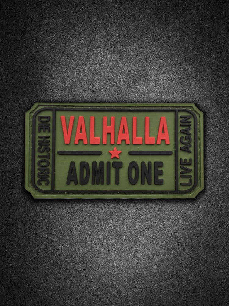 "Valhalla Ticket" PVC Patch