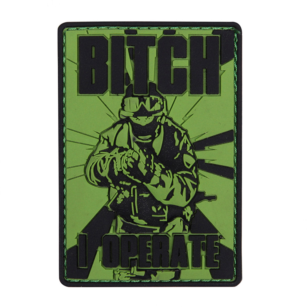 "Bitch I Operate" PVC Patch