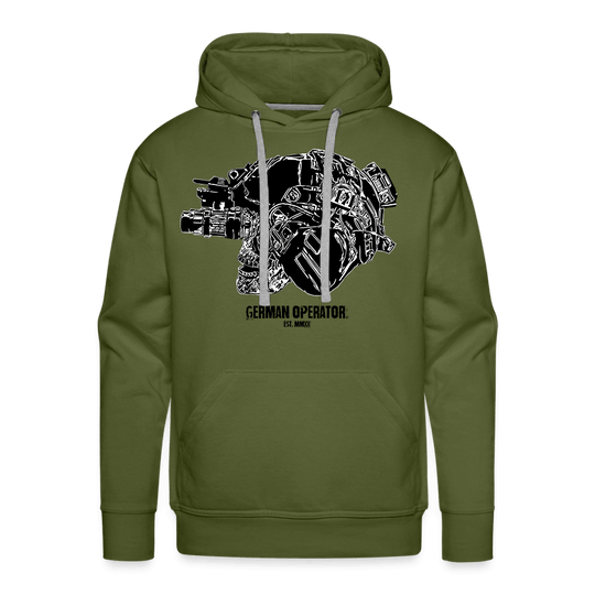 "German Operator Skull" Premium Hoodie