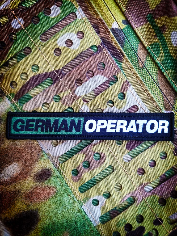 "German Operator" Woven Patch