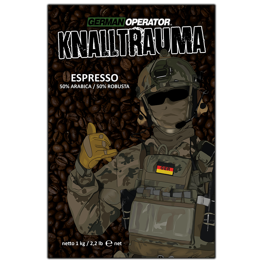 "Knalltrauma" Espresso 1Kg Ganze Kaffeebohnen