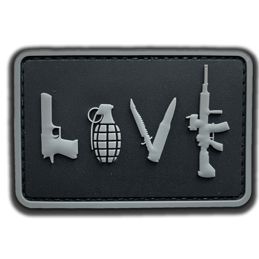 "Love" PVC Patch