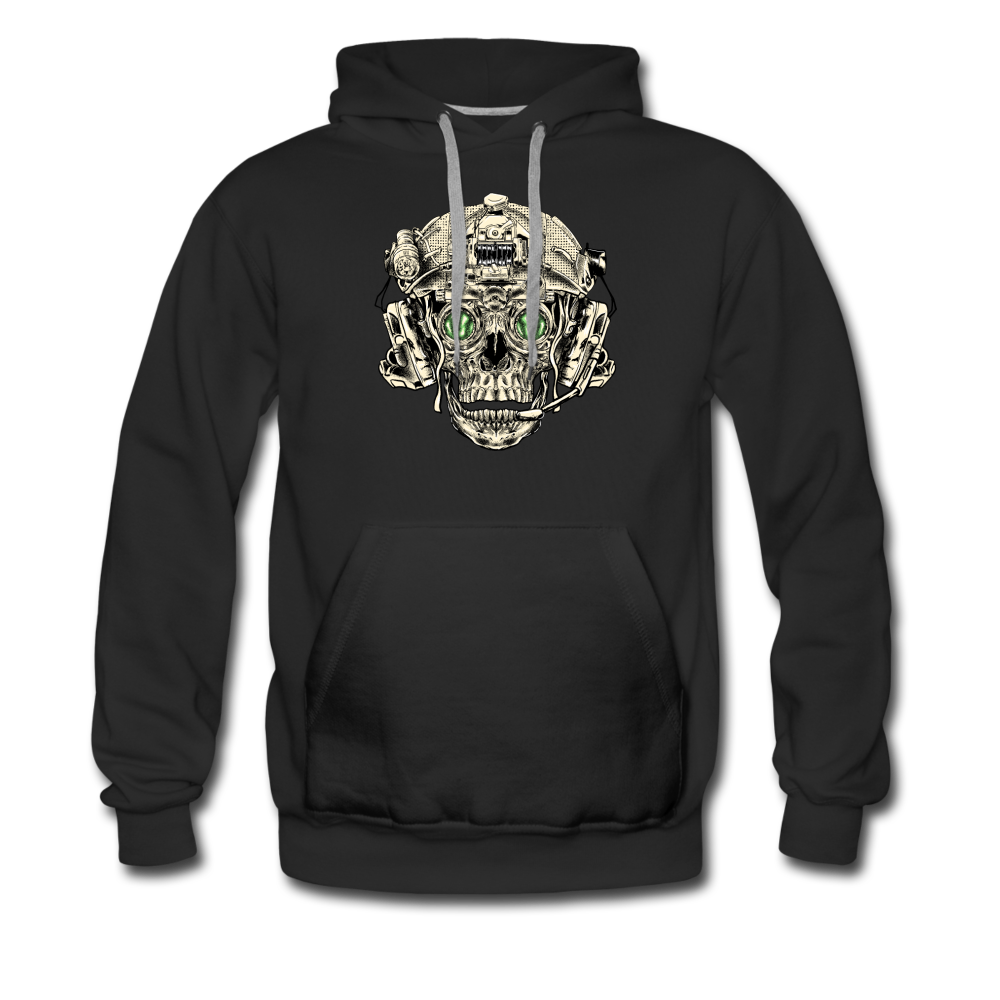 "Tactical Skull" Premium Hoodie - Schwarz