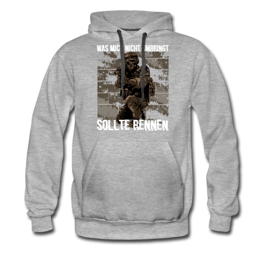 Men’s Premium Hoodie - Grau meliert