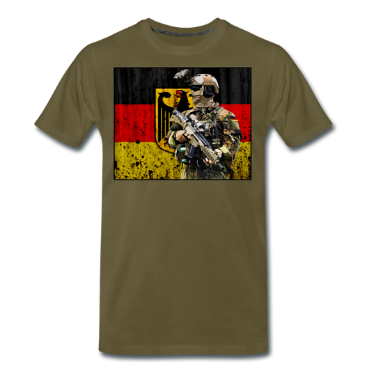 "The German Operator" Premium Shirt - Khaki