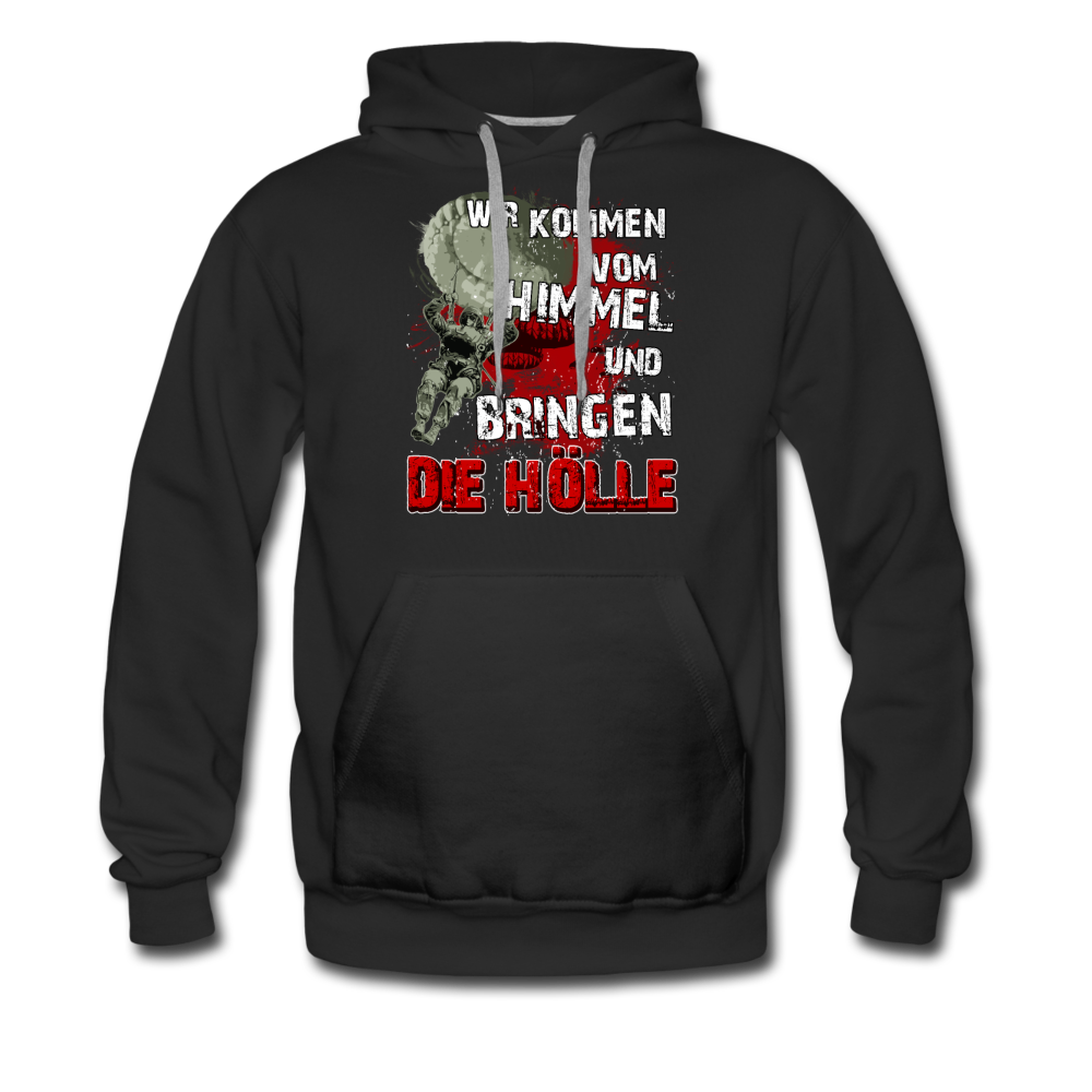 "Wir kommen vom Himmel 2.0" Premium Hoodie - Schwarz