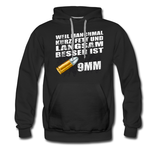 "9mm" Premium Hoodie - Schwarz