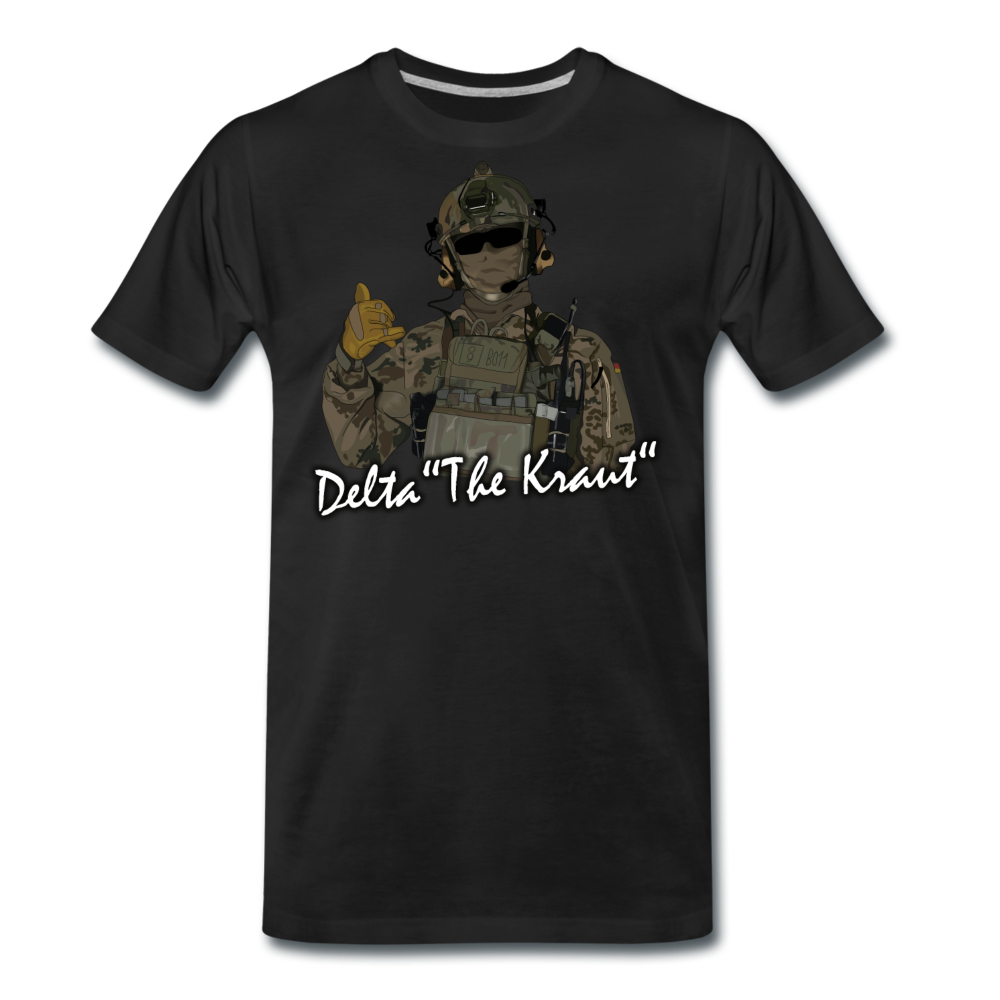 Delta "The Kraut" Premium Shirt - Schwarz