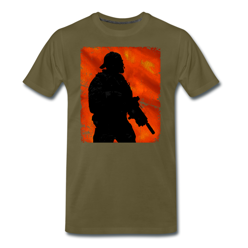 "Sunset Operator" Premium Shirt - Khaki
