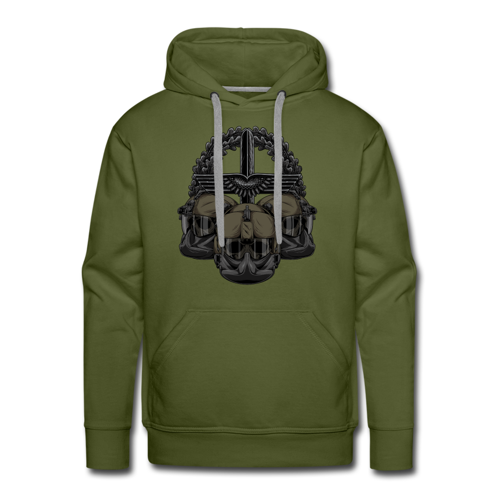 "German Doorgunner" Premium Hoodie - Olivgrün