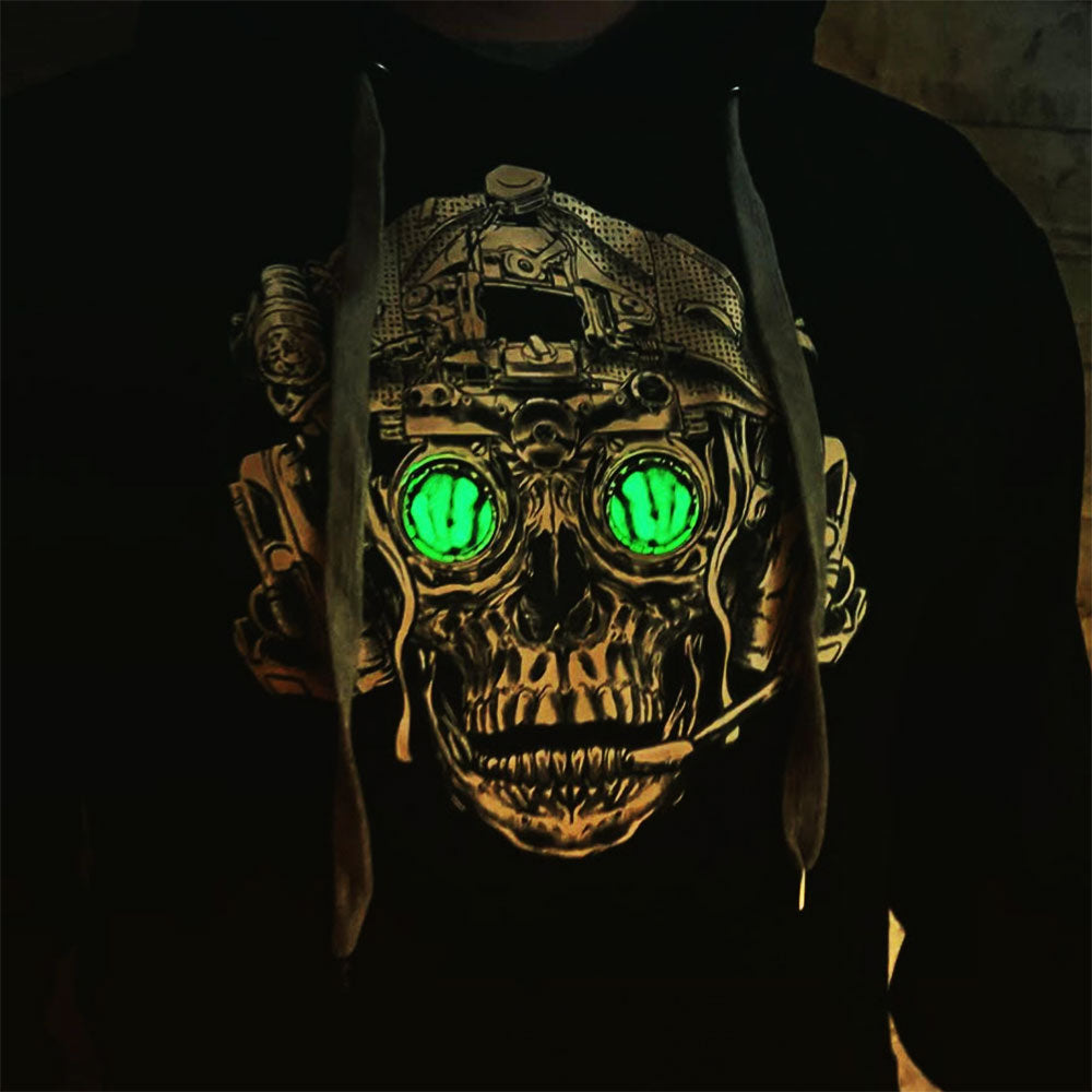 "Tactical Skull" Glow Edition Premium Hoodie