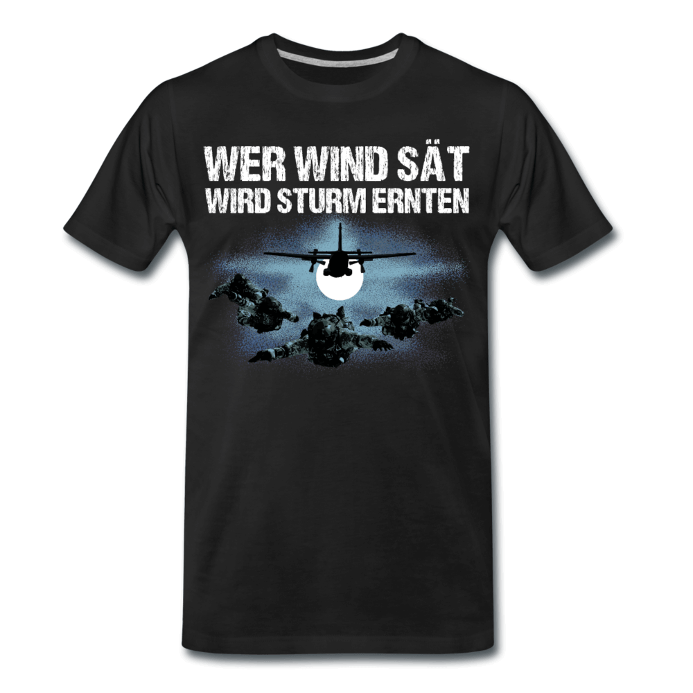 "Wer Wind sät" Premium Shirt